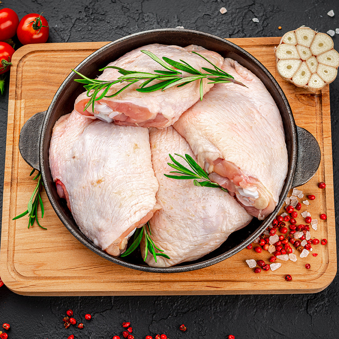 Chicken Thighs | Bone in Skin on (10 lbs)
